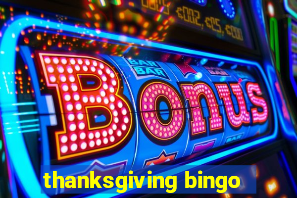 thanksgiving bingo